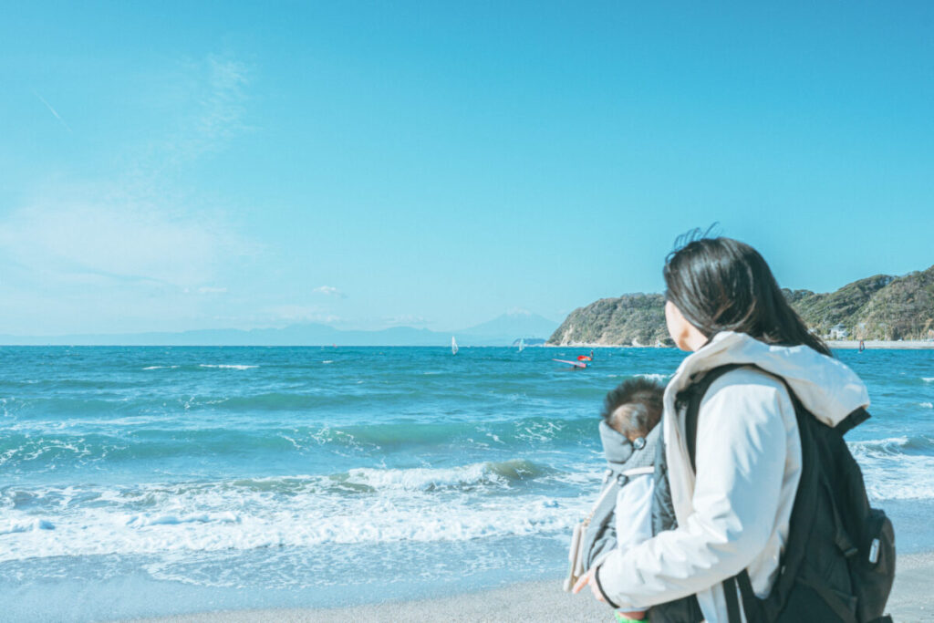 湘南で子育ての様子